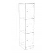 Lockers 3 Doors - Bank of 3 x high & 1 x Wide